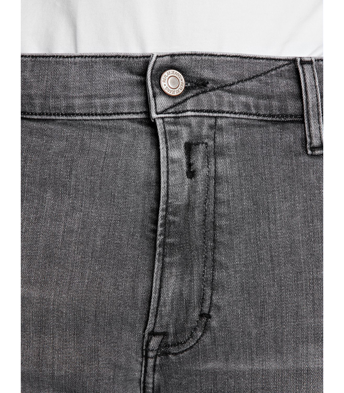 スリムフィットMICKYM オーガニックコットンストレッチデニム 詳細画像 グレー 5